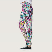 Girly Regenbogen-ImitatSequins Bling Leggings (Links)