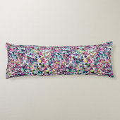 Girly Regenbogen-ImitatSequins Bling Seitenschläferkissen (Rückseite)