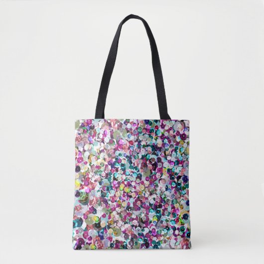 Girly Regenbogen-ImitatSequins Tasche (Vorderseite)