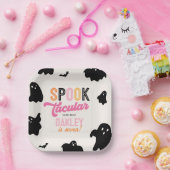 Girly Retro Halloween-Party Teller (Party)