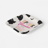 Girly Retro Halloween-Party Teller (Gewinkelt)