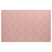 Girly Retro Pink Orange Groovy Blume Stoff (Yard (91,4 cm))
