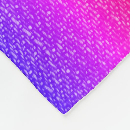 Girly Retro Rainbow Bright Side Happy Fleecedecke (Ecke)
