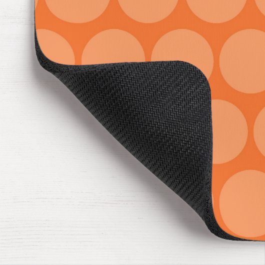 Girly riesiges großes orange mousepad (Ecke)