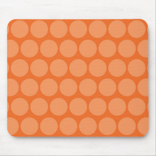 Girly riesiges großes orange mousepad