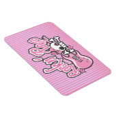 Girly Rock n' Roll Skull Magnet (Rechte Seite)