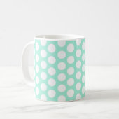Girly rosa Eulen-Blumen-u. Kaffeetasse (Vorderseite Links)