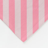 Girly rosa fleecedecke (Ecke)