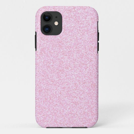 Girly rosa funkelnder Glitzer Case-Mate iPhone Hülle (Rückseite)