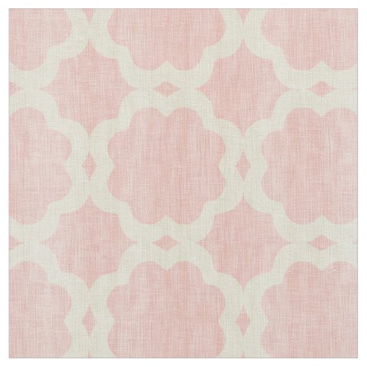Girly rosa marokkanisches Gewebe Stoff (Nahaufnahme)