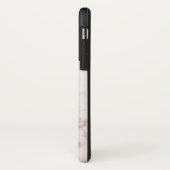 Girly Rose Gold Marmor Abstrakt Monogram Case-Mate iPhone Hülle (Hinten/Links)