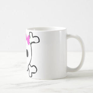 Girly Schädel Kaffeetasse
