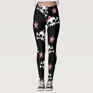 Girly Schädel Leggings