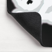 Girly Schädel Mousepad (Ecke)