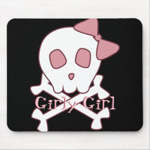 Girly Schädel Mousepad