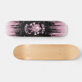 GIRLY SCHÄDEL-SKATE SKATEBOARD (Horizontal)