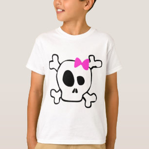 Girly Schädel T-Shirt