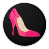 Girly Schuhgriff-/-fachzug Keramikknauf (Vorderseite)