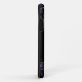 Girly schwarzes und lila skizziertes BlumeniPhone5 Case-Mate iPhone Hülle (Hinten/Rechts)