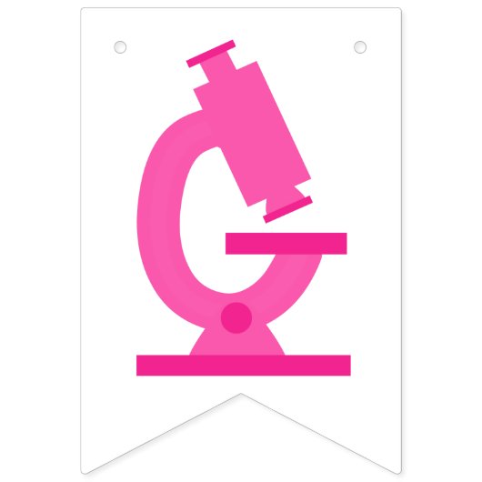 Girly Science Party Wimpelkette (Dritte Fahne)