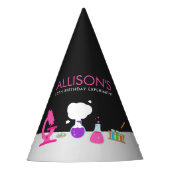Girly Science Partyhütchen (Vorderseite)