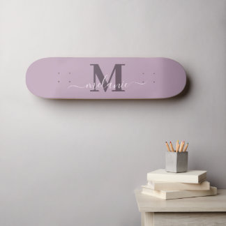 Girly Script Individuelle Name Monogram Skateboard