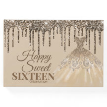 Girly Shining Glitzer Tropfen Spark Sweet 16 Gebur