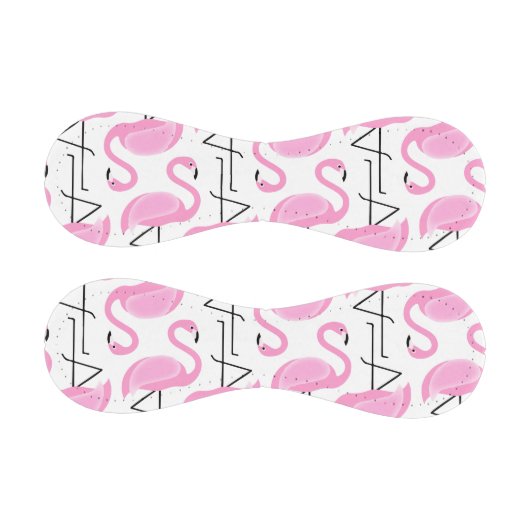 Girly Simple Modern Pink Flamingo Muster Baseball (Paneele)