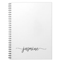 Girly Simple White Cookbook Rezept Signatur