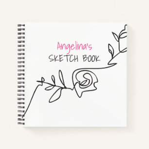 Girly Sketch Book Notizblock