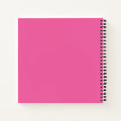 Girly Sketch Book Notizblock (Rückseite)