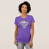 Girly Skull Graphic T T-Shirt (Vorne ganz)