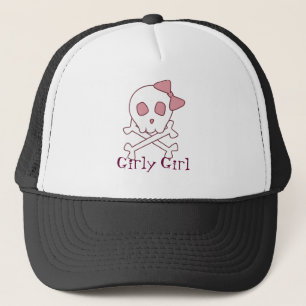 Girly Skull Hat Truckerkappe