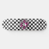 Girly Skull Skateboard (Horizontal)