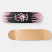 Girly Skull Skateboard (Horizontal)