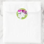 Girly SKull Sticker (Tasche)
