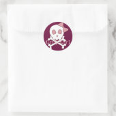 Girly Skull Stickers (Tasche)