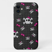 Girly Skulls Case-Mate iPhone Hülle (Rückseite)