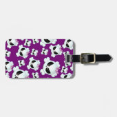 Girly Skullz Gepäckanhänger (Vorderseite horizontal)
