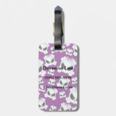 Girly Skullz Gepäckanhänger (Rückseite vertikal)