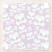 Girly Skullz Glasuntersetzer (Rückseite)