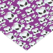 Girly Skullz Kurzer Tischläufer (Ecke)