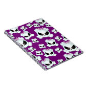 Girly Skullz Notizblock (Rechte Seite)