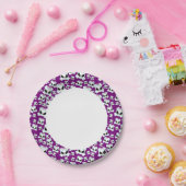 Girly Skullz Pappteller (Party)