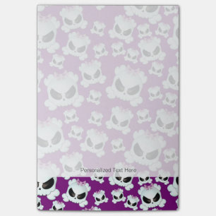 Girly Skullz Post-it Klebezettel