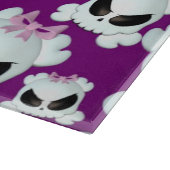 Girly Skullz Schneidebrett (Ecke)