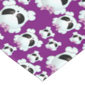 Girly Skullz Tischdecke (Schrägansicht)
