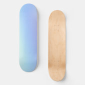 Girly Sky Blue Skateboard (Vorderseite)