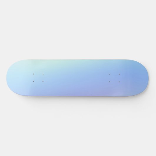 Girly Sky Blue Skateboard (Horizontal)
