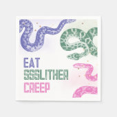 Girly Snake Party Napkins Serviette (Vorderseite)